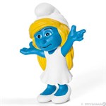 Коллекционная фигурка Смурфетта руки вверх