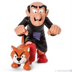 Коллекционная фигурка Смурфик Гаргамель и кот Азраэль