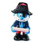 Коллекционная фигурка гномик Папа Смурф капитан
