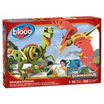 BLOCO мягкий модульный конструктор Динозавры Велоцераптор и Птерозавр