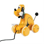 Деревянная игрушка BRIO Каталка Плуто на веревочке