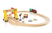 BRIO Железная дорога с мостовым краном и поездом на батарейках БРИО 33048