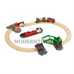 BRIO Деревянная железная дорога Порт с паромом БРИО 33061