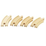 BRIO Железная дорога полотно радиусное 90 мм 33337