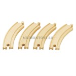 BRIO Железная дорога полотно радиусное 170 мм 33342