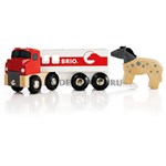 BRIO Деревянная железная дорога Трейлер с лошадью БРИО 33405