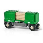 BRIO Вагон с раздвижными дверями деревянной железной дороги БРИО 33561