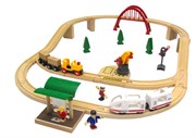 BRIO Деревянная железная дорога Грузовой и пассажирский составы БРИО 33582
