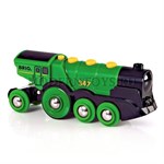 BRIO Деревянная железная дорога Большой паровоз на батарейках БРИО 33593