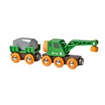 BRIO Вагон подъёмный кран деревянной железной дороги БРИО 33698