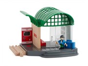 Деревянная железная дорога BRIO Железнодорожная станция с билетной кассой БРИО звук 33745