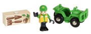 BRIO Машинка вездеход с грузом деревянной железной дороги БРИО 33798