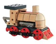 Деревянный конструктор BRIO Builder Паровоз 34565