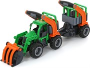 Трактор-погрузчик с полуприцепом для животных ГрипТрак Wader