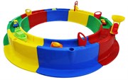 Песочница пластмассовая Кольцо круглая 136 см для игры с песком и водой Wader Полесье 40923