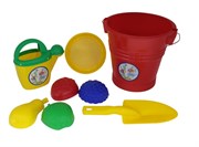 Игрушки для песочницы Набор №477 ведро ситечко совок формочки лейка