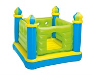 Надувной игровой центр Замок батут для прыжков с окном INTEX 48257