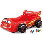 Игровой центр-кровать со съёмным матрасом Тачки+10 шариков INTEX 48667