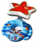 Надувной круг с трусами и навесом от солнца Морская звезда 119 см INTEX 56582