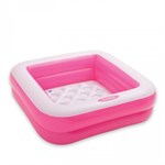 Надувной бассейн для малышей Квадратный с надувным дном 85 х 85 х 23 см INTEX 57100