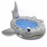 Детский надувной бассейн Акула с фонтанчиком 229х107 см INTEX 57433
