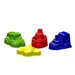 Формочки для песочницы и кинетического песка Транспорт 4 шт