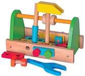 Деревянная развивающая игрушка набор Юный столяр Возьми с собой WOODY 90047