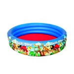 Надувной бассейн трехуровневый Angry Birds 152 см