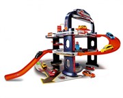 Подземная парковка трехуровневая с 5 машинками Majorette