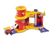 Smoby Функциональная двухуровневая парковка Пожарная станция Vroom Planet