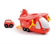 Smoby Пожарный транспортный самолет и машинка Vroom Planet