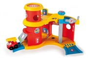 Smoby Функциональная двухуровневая парковка Пожарная станция Vroom Planet
