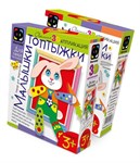 Набор для творчества малышей Объемная 3D аппликация Малышки-топтыжки Ушки на макушке