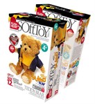 Набор для изготовления мягкой игрушки Плюшевое сердце Plush Heart Мишка в курточке