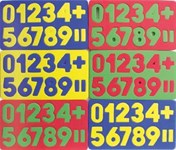 Классная магнитная доска Азбука набор Цифры и Знаки