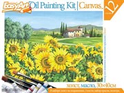 Набор для живописи масляными красками на холсте EasyArt Подсолнухи