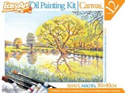 Набор для живописи масляными красками на холсте EasyArt Пруд