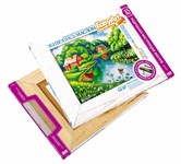 Набор для живописи масляными красками на холсте EasyArt Дом у реки