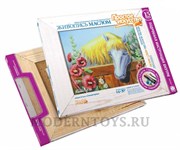 Набор для живописи масляными красками на холсте EasyArt Золотая грива