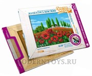 Набор для живописи масляными красками на холсте EasyArt Маковое поле