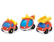 Smoby Набор пожарных машинок 3 шт. Vroom Planet