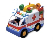 Машинка Скорая помощь с аксессуарами со звуковыми и световыми эффектами