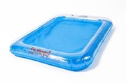 Надувная песочница для кинетического песка размер 70х40 голубая