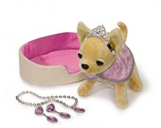 CHI CHI LOVE Плюшевая мягкая игрушка Собачка Чихуахуа принцесса