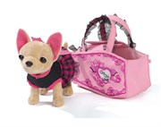 CHI CHI LOVE Плюшевая собачка Вампирчик в платье с крылышками в сумочке