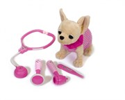 CHI CHI LOVE Плюшевая мягкая игрушка Собачка Чихуахуа с набором доктора