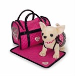 CHI CHI LOVE Плюшевая мягкая игрушка Собачка Чихуахуа в светящемся платье