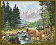 Картина раскраска по номерам Schipper Горный пейзаж 9130344