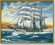 Картина раскраска по номерам Schipper Парусник 9130358