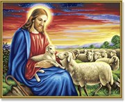 Картина раскраска по номерам Schipper Добрый пастырь 9130370